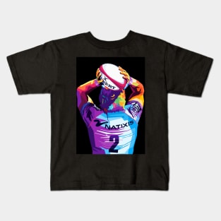 Rugby Union Player Pop Art Kids T-Shirt